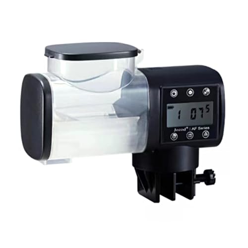 Automatischer Fischfutterautomat, Automatischer Fischfutterspender für Aquarium AutoTimer, Fischfutterautomat für Aquarium 5000ml Fischfutterspender für Pulver, Keine Batterien enthalten - D von Hapihom