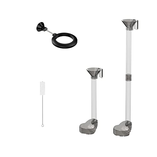Hapihom Futterschalen-Set für Fische und Garnelen - Klares Kristallglas, Tube für Aquarien, Multifunktional, Große Kapazität von Hapihom