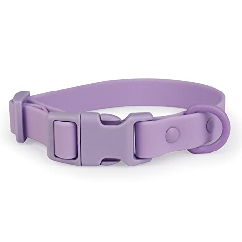 Hapihom Haustier-Halsband, mit verstellbarer Schnellverschluss-Schnalle, Haustierhals-Zubehör für kleine, mittelgroße und große Hunde, hellviolett, Größe M Hapihom Haustier-Halsband, mit verstellbarer Schnellverschluss-Schnalle, Haustierhals-Zubehör für kleine, mittelgroße und große Hunde, hellviolett, Größe M von Hapihom