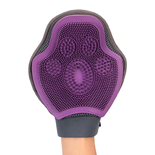 Haustiere Waschhandschuh, Enthaarungsbürste mit Weichen Spitzen, Gummi Massage Pflegekamm für Katzen, Hunde, Kaninchen und Pferde mit Langem/Kurzem/Lockigem Fell Haustiere Waschhandschuh, Enthaarungsbürste mit Weichen Spitzen, Gummi Massage Pflegekamm für Katzen, Hunde, Kaninchen und Pferde mit Langem/Kurzem/Lockigem Fell von Hapivida