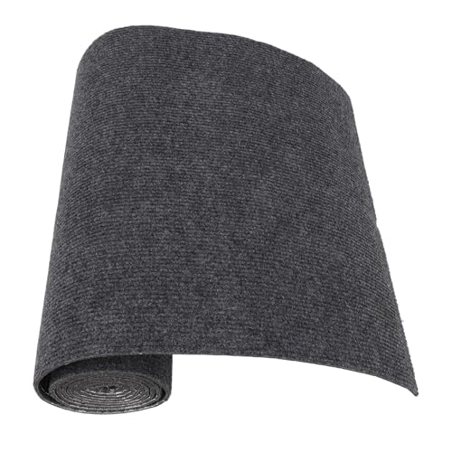 Katzenkratzmatte 40 x 200 cm Trimmbarer Selbstklebender Teppichkatze Kratzer Couch Möbelschutzkatze DIY Aufstieg Kratzblock für Möbelsofa Teppich (Dunkelgrau) von Hapivida