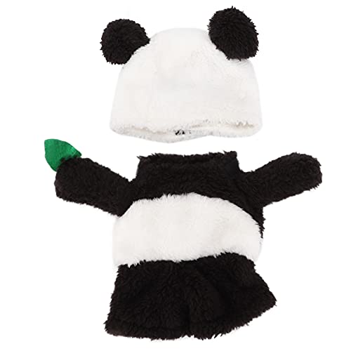 Panda Hundekostüm, Warmes Halloween Kostüm für Hunde und Katzen mit Hut, Spazierende Panda Hundekleidung, Lustiges Cosplay für Kleine, Mittelgroße Welpen, Katzen, Hunde(M) von Hapivida