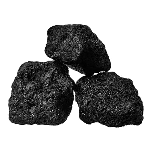 Dekorative schwarze Lavastelsteine, ideal für die Schaffung einer natürlichen Umgebung in Aquarien, Terrarien und Aquascaping. Ideal für Tiere wie Garnelen, Schnecken und Fische. Dekorative schwarze Lavastelsteine, ideal für die Schaffung einer natürlichen Umgebung in Aquarien, Terrarien und Aquascaping. Ideal für Tiere wie Garnelen, Schnecken und Fische. von Happet
