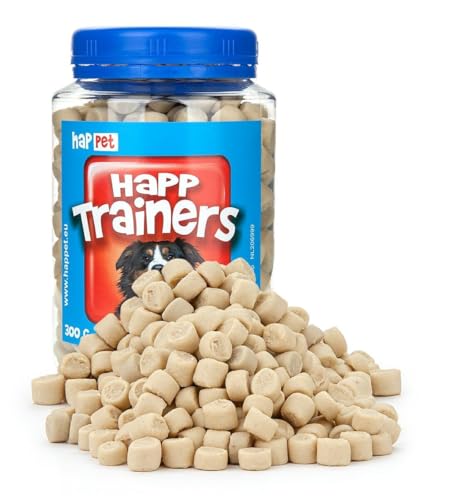HAPPET® Glutenfreie Hunde Joghurt Tropfen - leicht verdauliche glutenfreie Trainingsfreudigkeiten, mit Fleisch, Gemüse und Milchprodukten, ideal für Hunde mit empfindlichem Verdauungssystem von Happet