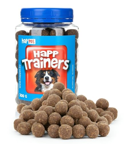 HAPPET® Hühnchenfleisch Kugeln für Hunde 200g - bis zu 65% Fleisch, hoher Eiweißgehalt 47%, zart und leicht verdaulich, ideal zum Training und Belohnen von Hunden aller Rassen von Happet
