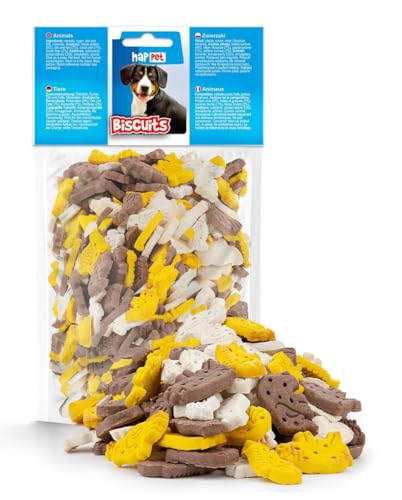 HAPPET® Leckereien für Hunde - Tierkekse 150g - leckere und bunte Snacks für Hunde aller Rassen - Ideal zum Belohnen, Spielen und täglichen Gebrauch von Happet