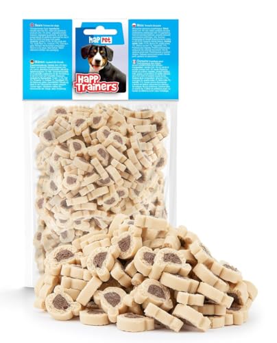 HAPPET® TRAINERS Bären - Hundespaßstücke 200g, leicht verdauliche Reis-Lamm-Kekse, ideal zum Trainieren, für erwachsene Hunde und Welpen, Getreide-Fleisch-Leckereien von Happet