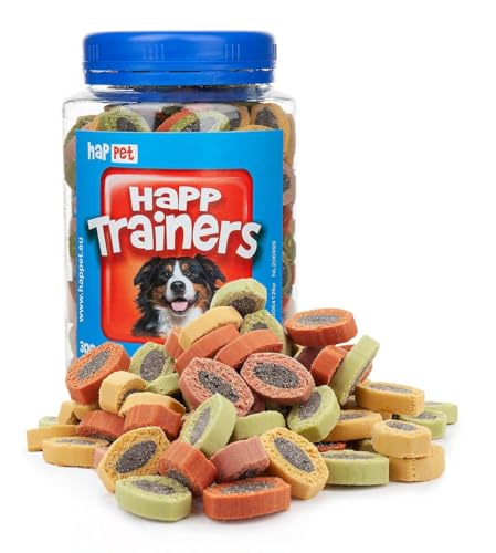 HAPPET® TRAINERS Dropsy 300g - Hundetrainer mit Lamm und Huhn, leicht verdauliche Aromaintensives Trainingsküppchen, ideal zum Training und Belohnen von Happet