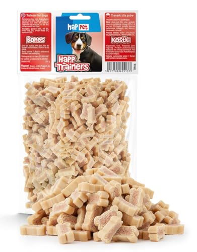 HAPPET® TRAINERS Knöchel - Hundetrainer 200g, Fisch- und Getreide-Leckereien mit Lachs, kleine Würfel zum Training von Erwachsenen und Welpen, leicht verdaulich, knusprige Kekse von Happet