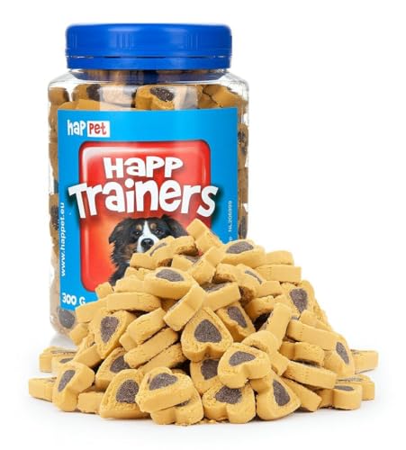 HAPPET® Wildherzen - Hundegröße, leicht verdauliche Herzkekse mit Hirsch, ideal zum Belohnen von Welpen und erwachsenen Hunden, tägliche Ergänzungsfutter von Happet