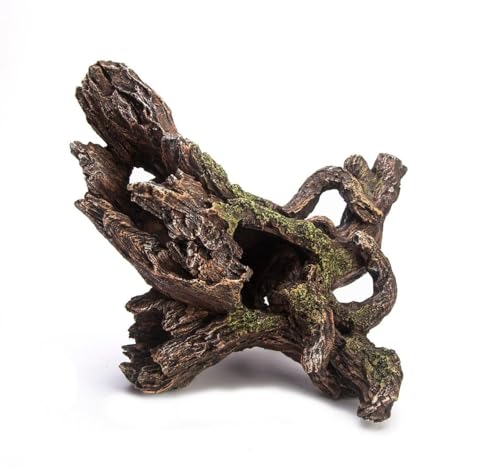 HAPPET Deko Terrarium Wurzel 21.5×16.5×20cm - Holznachbildung, Natürliche Optik, Tiersicher HAPPET Deko Terrarium Wurzel 21.5×16.5×20cm - Holznachbildung, Natürliche Optik, Tiersicher von Happet
