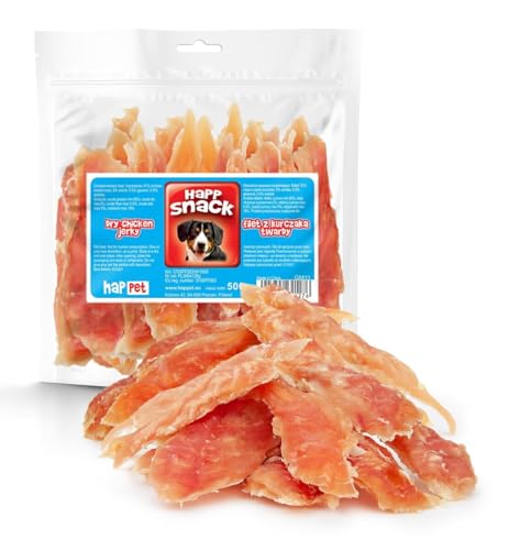 HAPPET Hundegröße - Hartes Hähnchenfilet getrocknet 15cm - 500g - Natürliche Geflügelfleisch Zahnarzt - Gesunde und leicht verdauliche Leckereien für Hunde aller Rassen HAPPET Hundegröße - Hartes Hähnchenfilet getrocknet 15cm - 500g - Natürliche Geflügelfleisch Zahnarzt - Gesunde und leicht verdauliche Leckereien für Hunde aller Rassen von Happet