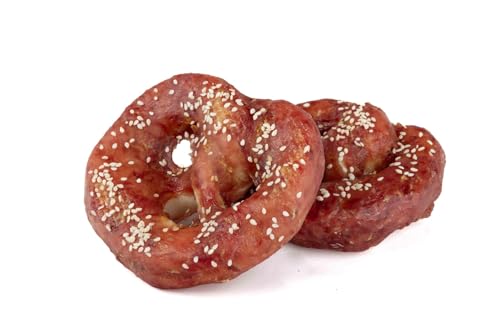 HAPPET Hundegröße - Lammbrezel - 1 Stück - leicht verdaulicher, hochproteinreicher mit Lammfleisch und roher Haut - Gesunder Snack für Hunde aller Rassen HAPPET Hundegröße - Lammbrezel - 1 Stück - leicht verdaulicher, hochproteinreicher mit Lammfleisch und roher Haut - Gesunder Snack für Hunde aller Rassen von Happet