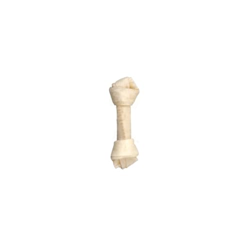 HAPPET Hundenknochen weiß 12,5 cm - 30 Stück - natürlicher Zahnbeißring aus Rindleder - harte, gesunde und schmackhafte Mundhygenie HAPPET Hundenknochen weiß 12,5 cm - 30 Stück - natürlicher Zahnbeißring aus Rindleder - harte, gesunde und schmackhafte Mundhygenie von Happet