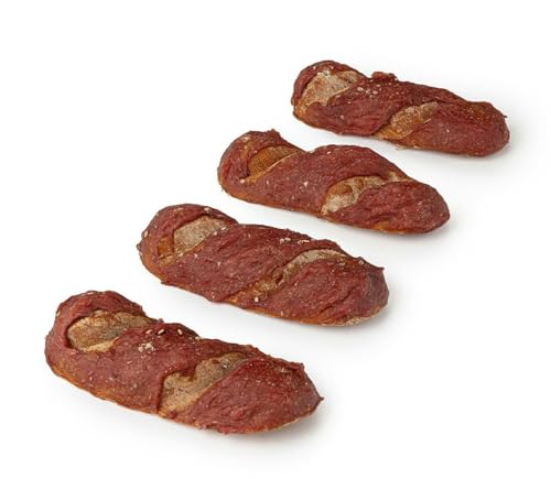 HAPPET Kaninchen Baguette für Hunde - 4 Stück - natürliche Delikatesse mit Kaninchenfleisch und roher Haut - leicht verdaulicher BrotSnack HAPPET Kaninchen Baguette für Hunde - 4 Stück - natürliche Delikatesse mit Kaninchenfleisch und roher Haut - leicht verdaulicher BrotSnack von Happet