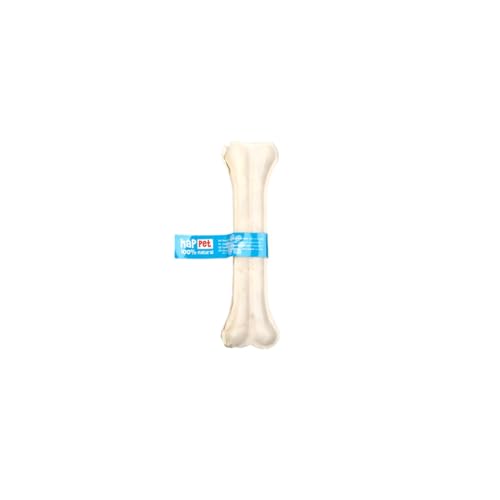 HAPPET Knochen gepresst weiß für Hunde 15 cm - 30 Stück - natürliche Rinderbisstiere - hart, sicher, Zahnhygiene unterstützen und Stress bei Hunden abbauen HAPPET Knochen gepresst weiß für Hunde 15 cm - 30 Stück - natürliche Rinderbisstiere - hart, sicher, Zahnhygiene unterstützen und Stress bei Hunden abbauen von Happet