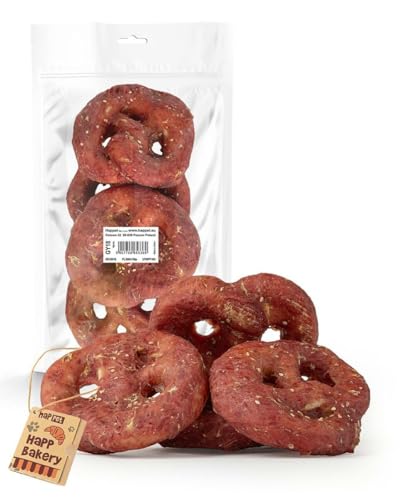 HAPPET Leckereien für Hunde - Lammbrezel - 4 Stück - leicht verdauliche, hochproteinreiche Lammfleisch und roher Haut - Gesunde Snacks für Hunde aller Rassen von Happet