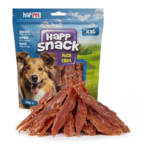 HAPPET Leckereien für Hunde - natürliche Entenfilets - gesunde, leicht verdauliche und leckere Hunde Leckereien reich an Eiweiß und Omega-Säuren - idealer Trainingspreis für Hunde HAPPET Leckereien für Hunde - natürliche Entenfilets - gesunde, leicht verdauliche und leckere Hunde Leckereien reich an Eiweiß und Omega-Säuren - idealer Trainingspreis für Hunde von Happet