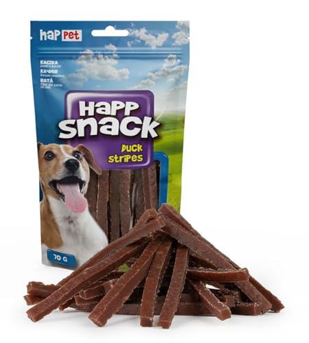 HAPPET Leckereien für den Hund - natürliche Fleisch Ente Streifen - gesunde proteinreiche Leckereien - leicht verdauliche Beiß- und Trainingspreis für Hunde aller Rassen HAPPET Leckereien für den Hund - natürliche Fleisch Ente Streifen - gesunde proteinreiche Leckereien - leicht verdauliche Beiß- und Trainingspreis für Hunde aller Rassen von Happet