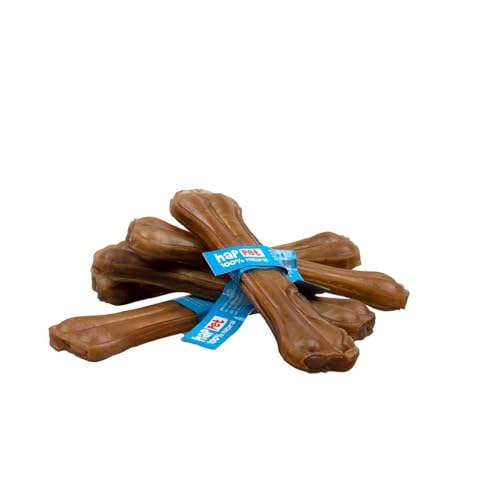 HAPPET Natürliche gepresste Hundeknochen 20cm - 5 Stück - Rinderbeißring - Gesunde Zahngenuss für Hunde aller Rassen - Zahnhygiene, Training, Belohnung von Happet