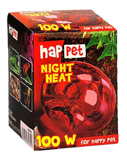 Happet Universal Infrarotlampe Infrarotbirne Wärme Lampe Rotlicht Night Heat Terrarium 100 W von Happet