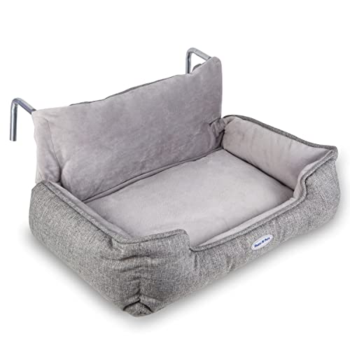 Happi N Pets Katzenbett für Heizungen, Kuschelige Katzenheizungsliege, Verstellbarer Haken für Verschiedene Heizungen, Katzenhängematte für Heizungen, Grau Happi N Pets Katzenbett für Heizungen, Kuschelige Katzenheizungsliege, Verstellbarer Haken für Verschiedene Heizungen, Katzenhängematte für Heizungen, Grau von Happi N Pets