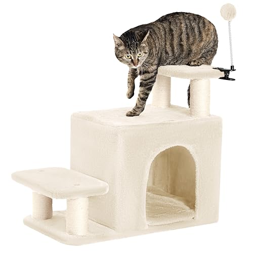 Happi N Pets Katzentreppe für Hauskatzen, Beige von Happi N Pets