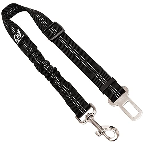Happilax Hundesicherheitsgeschirr für das Auto, Verstellbarer Hundegurt 45-70cm, Auto-Gurt-Adapter für Sicherheitsgeschirre Schwarz Happilax Hundesicherheitsgeschirr für das Auto, Verstellbarer Hundegurt 45-70cm, Auto-Gurt-Adapter für Sicherheitsgeschirre Schwarz von Happilax