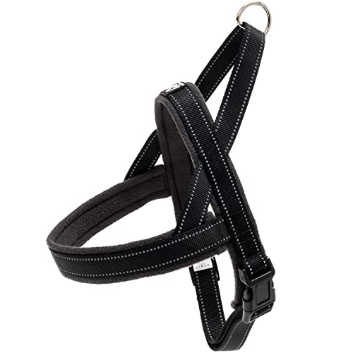 Happilax Norwegergeschirr für große Hunde, reflektierend, verstellbar, gepolstert, 74-96 cm Happilax Norwegergeschirr für große Hunde, reflektierend, verstellbar, gepolstert, 74-96 cm von Happilax
