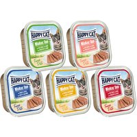 Happy Cat Minkas Duo Häppchen auf Paté Schälchen 12 x 100 g - Mix (5 Sorten gemischt) von Happy Cat Supreme