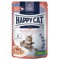 HAPPY CAT Culinary Nassfutter Katze Adult, Atlantik Lachs, Meat in Sauce 20x85 g von Happy Cat