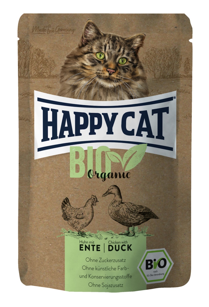 HAPPY CAT BIO Organic 85 Gramm Katzennassfutter von Happy Cat