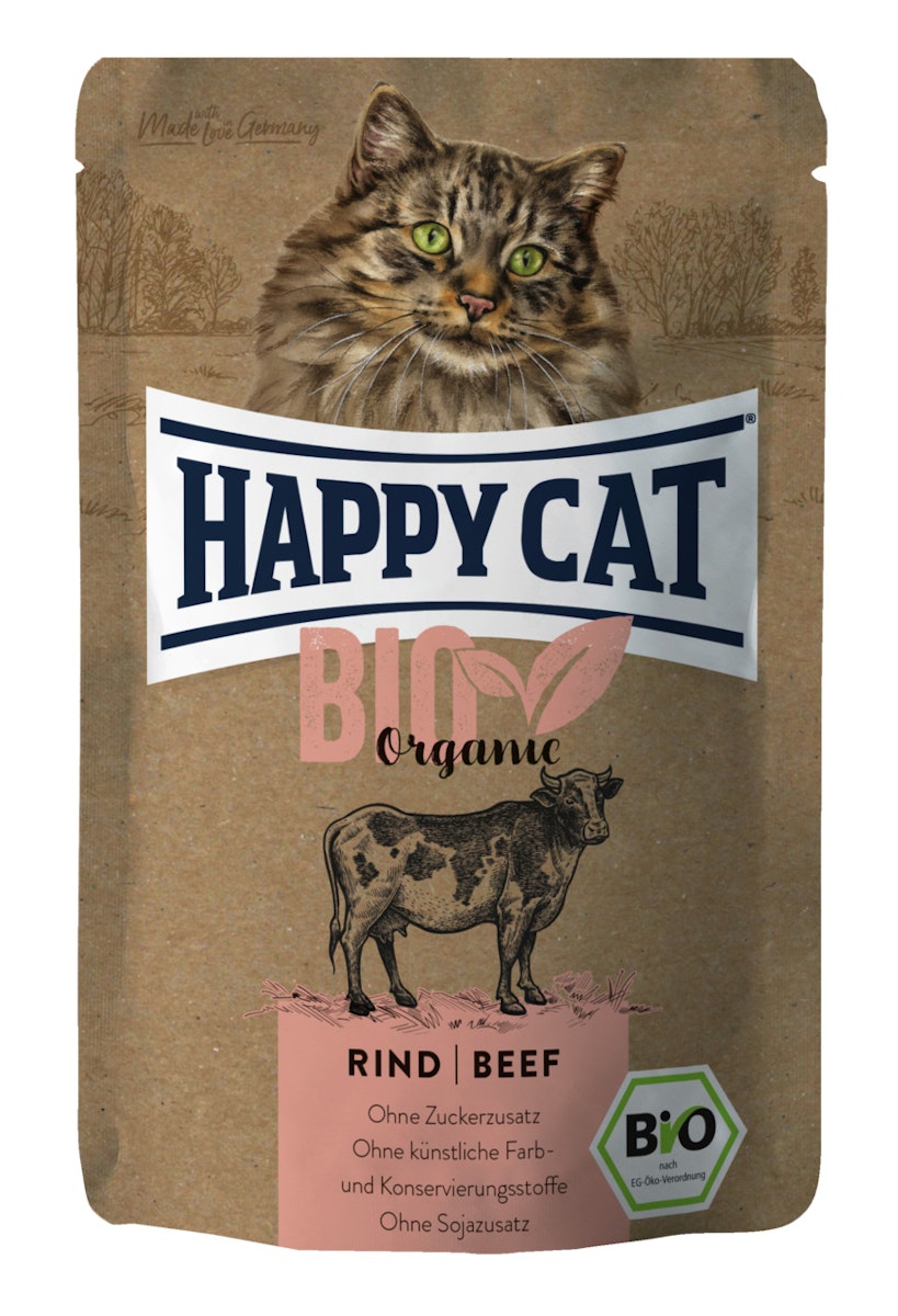 HAPPY CAT BIO Organic 85 Gramm Katzennassfutter von Happy Cat