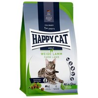 HAPPY CAT Culinary Trockenfutter Katze Adult, Weide-Lamm 4 kg von Happy Cat