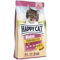 HAPPY CAT Minkas Trockenfutter Katze, Adult, Sterilised, Geflügel 2x4 kg von Happy Cat