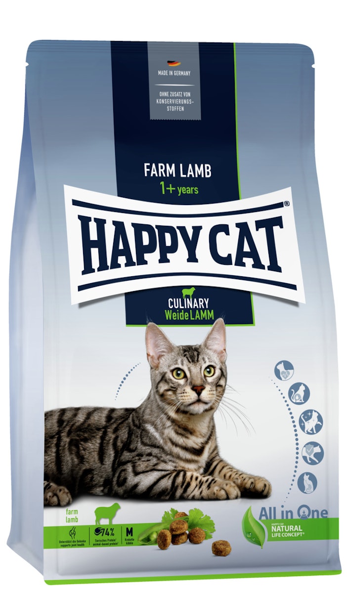 HAPPY CAT Supreme Culinary Adult Weide-Lamm Katzentrockenfutter von Happy Cat
