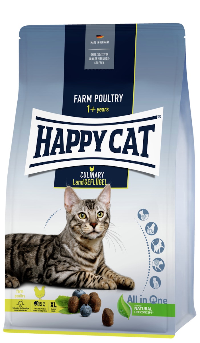 HAPPY CAT Supreme Culinary Land-Geflügel Katzentrockenfutter von Happy Cat