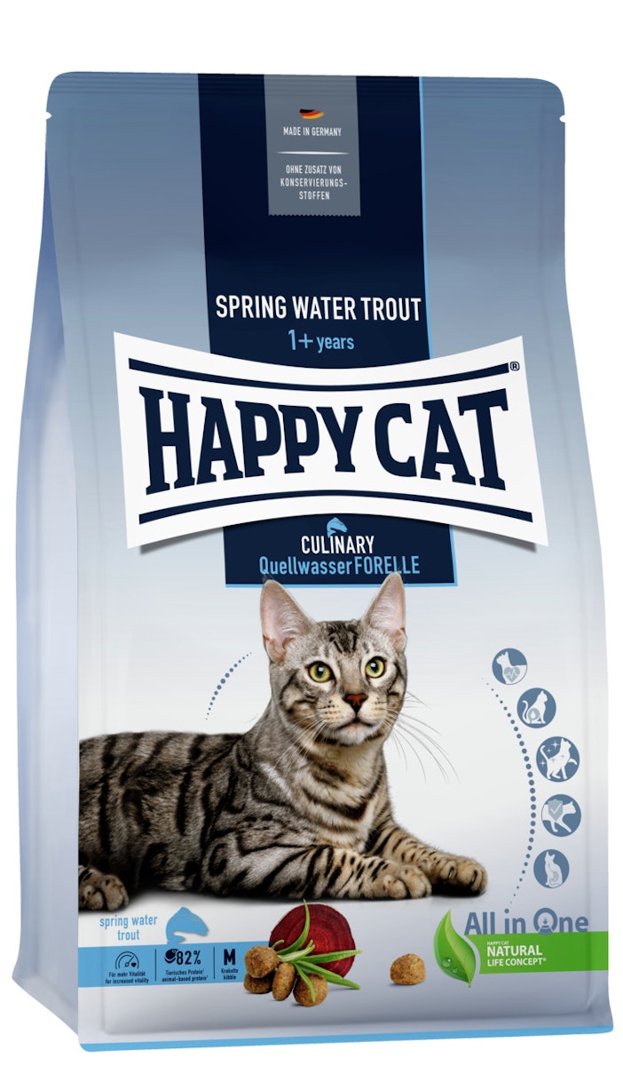 HAPPY CAT Supreme Culinary Quellwasser-Forelle Katzentrockenfutter von Happy Cat