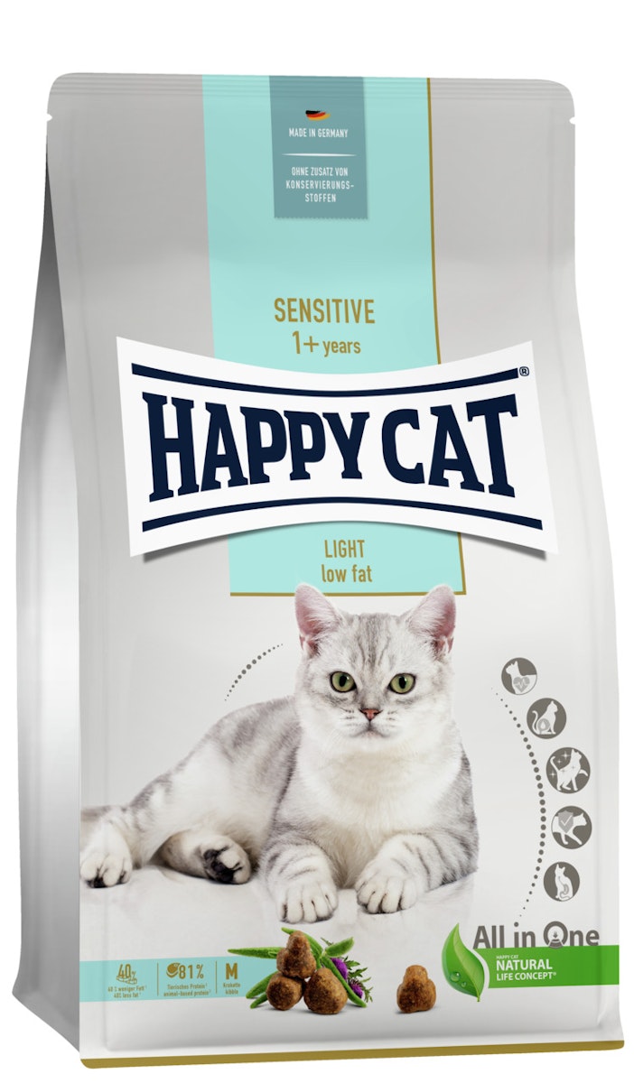 HAPPY CAT Supreme Sensitive Adult Light Katzentrockenfutter von Happy Cat