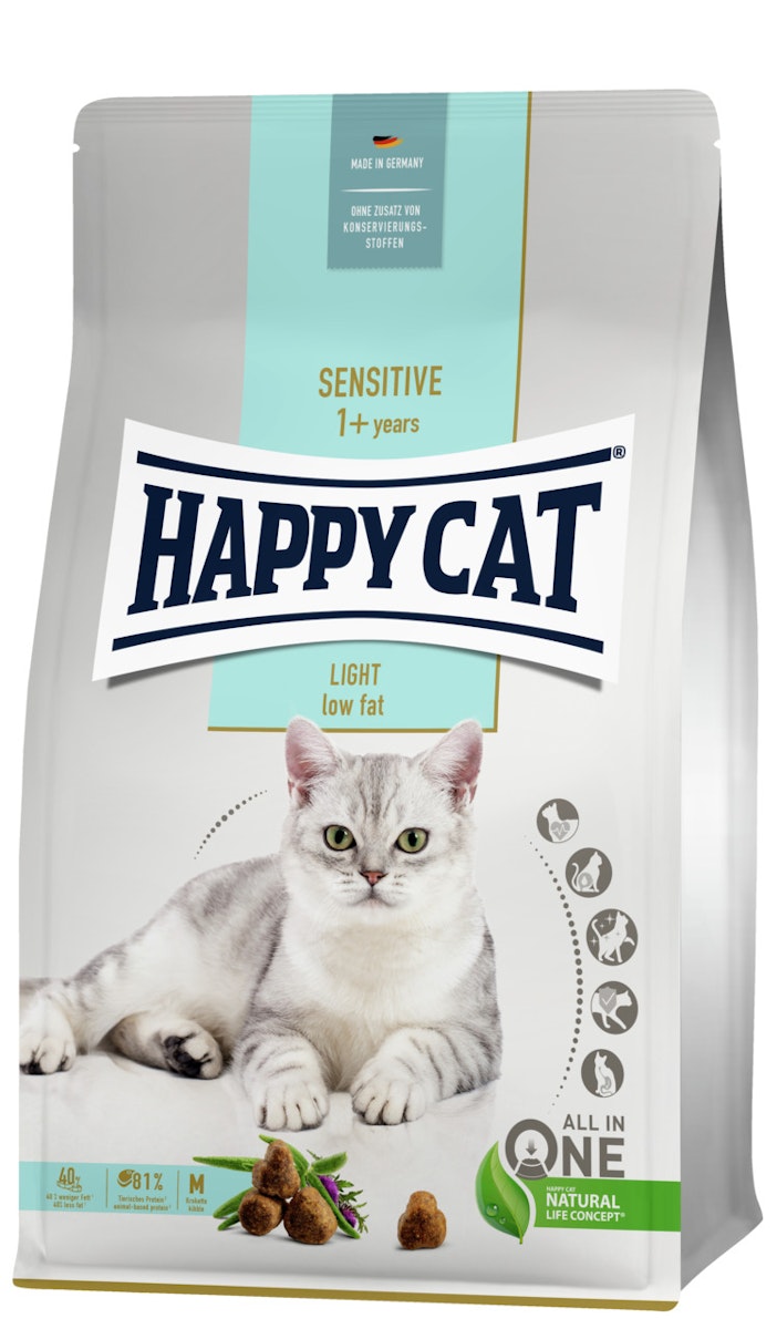 HAPPY CAT Supreme Sensitive Adult Light Katzentrockenfutter von Happy Cat