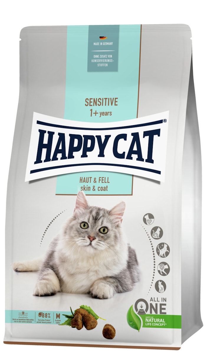 HAPPY CAT Supreme Sensitive Haut & Fell Katzentrockenfutter von Happy Cat