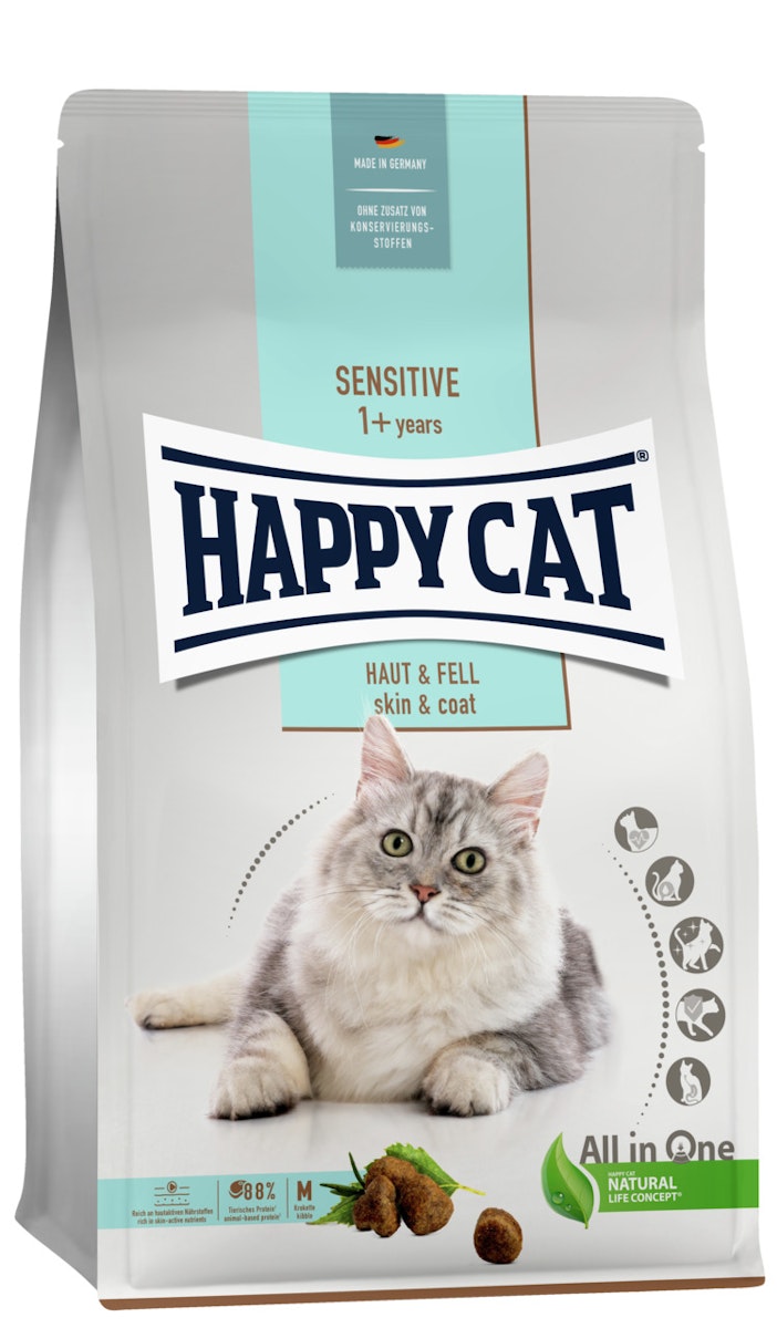 HAPPY CAT Supreme Sensitive Haut & Fell Katzentrockenfutter von Happy Cat