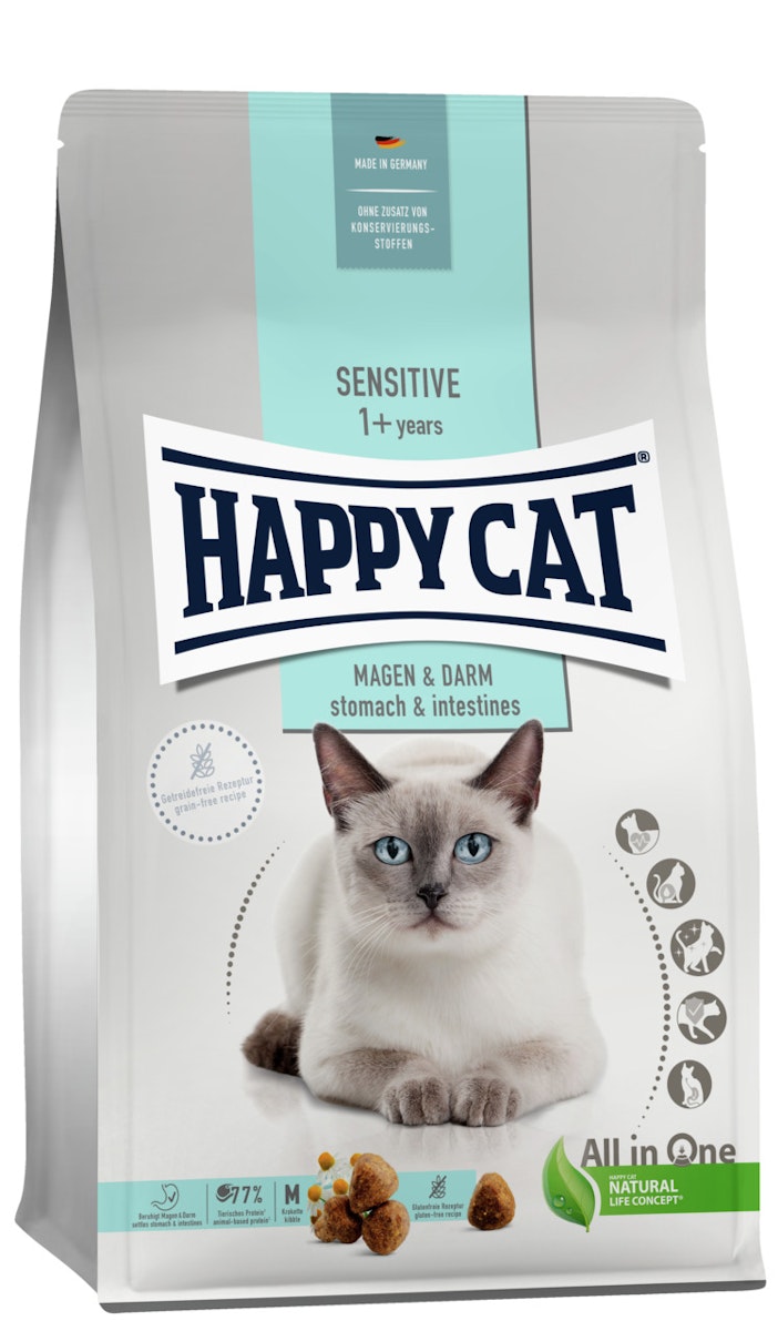 HAPPY CAT Supreme Sensitive Magen & Darm Katzentrockenfutter von Happy Cat