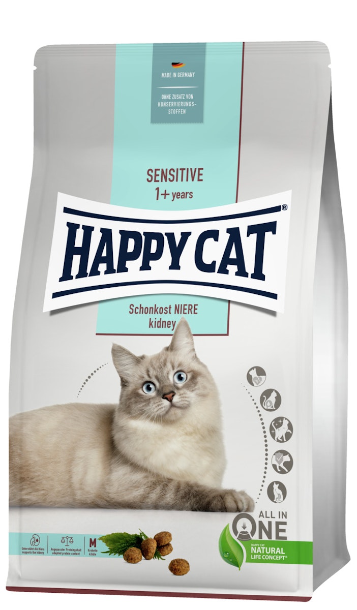HAPPY CAT Supreme Sensitive Schonkost Niere Katzentrockenfutter von Happy Cat