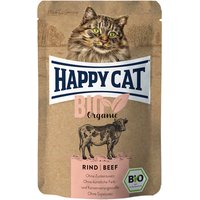 Happy Cat Bio Pouch 6 x 85 g - Bio-Rind von Happy Cat