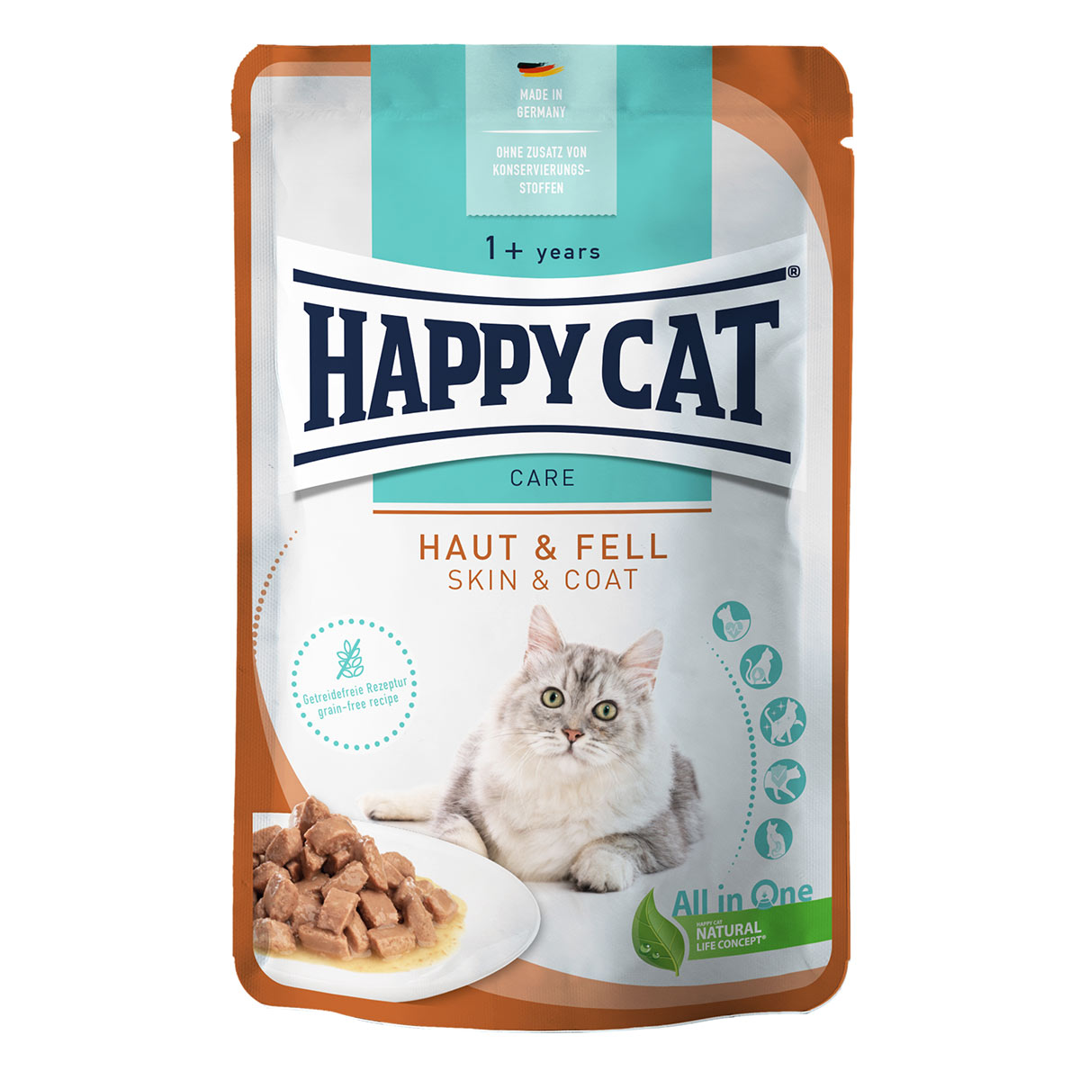 Happy Cat Care Haut & Fell 20x85g Happy Cat Care Haut & Fell 20x85g von Happy Cat
