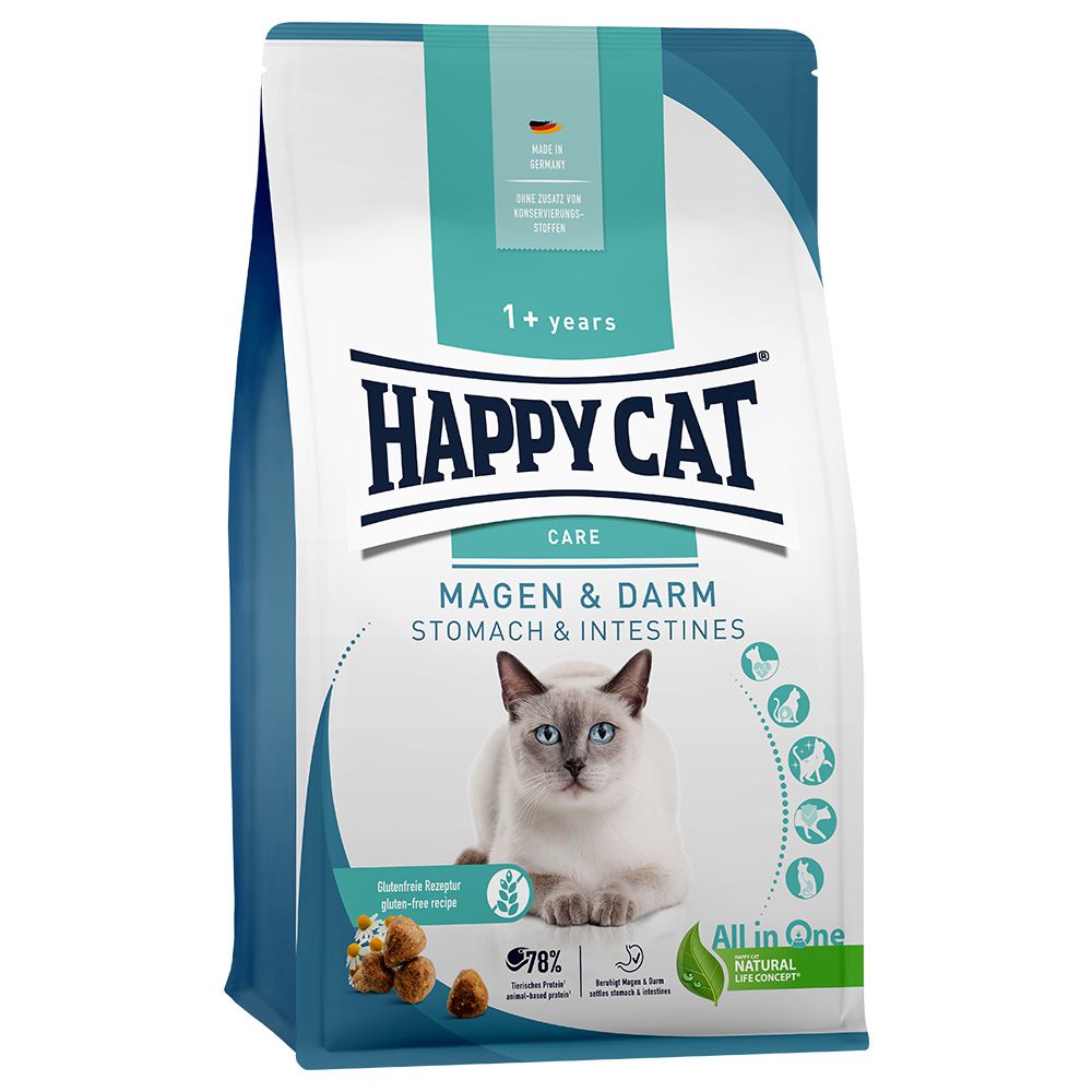 Happy Cat Care Magen & Darm - Sparpaket: 2 x 1,3 kg von Happy Cat