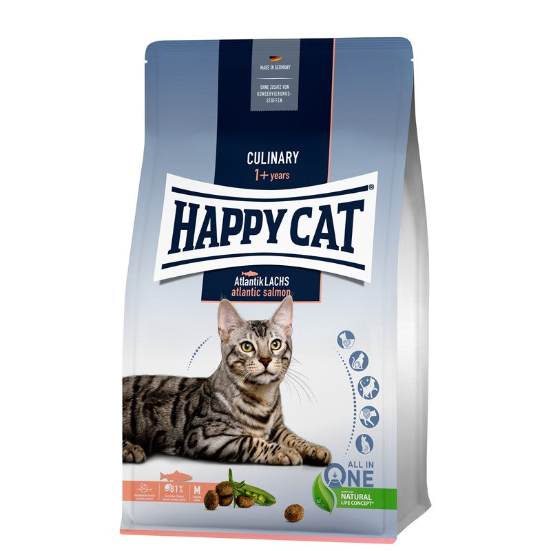 Happy Cat Culinary Adult Atlantik-Lachs - 10 kg (5,49 € pro 1 kg) von Happy Cat