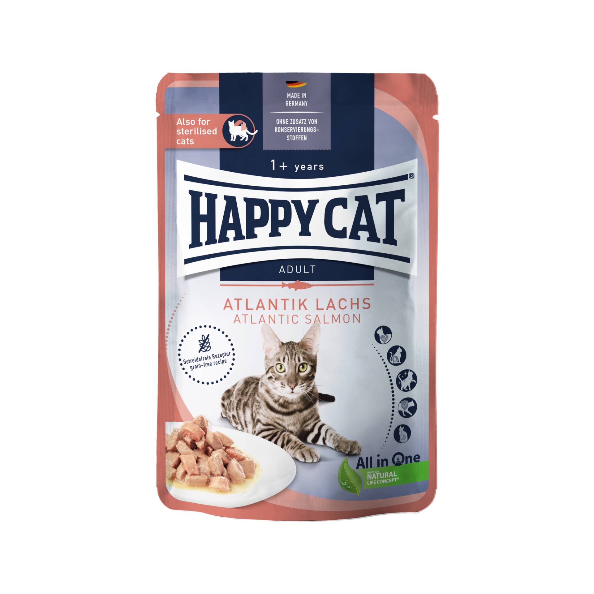 Happy Cat Culinary Adult - Lachs - 20 x 85 g von Happy Cat
