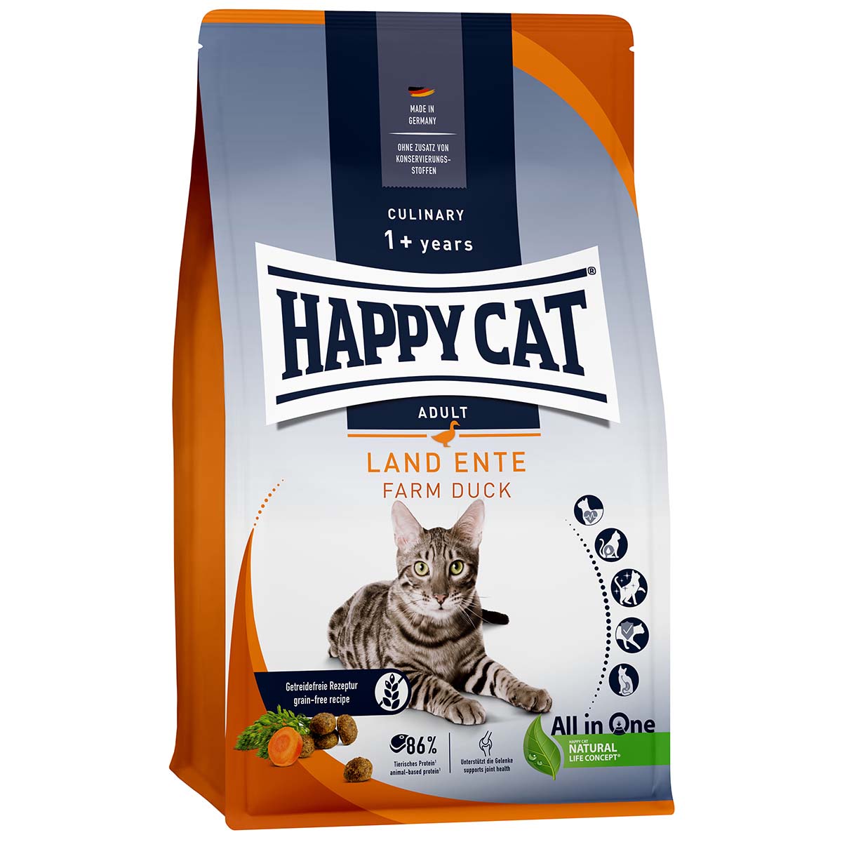 Happy Cat Culinary Adult Land Ente 3x4kg von Happy Cat